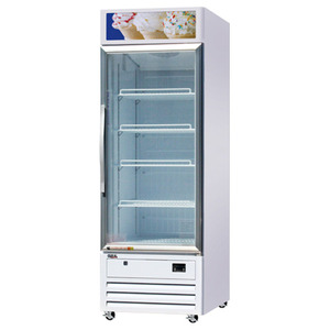 [유니크대성] 수직 냉동 쇼케이스 500 IVGF-500L/간냉식/디지털/스탠드 냉동 쇼케이스