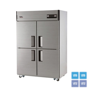 [유니크대성] 45BOX 냉동냉장고(수평) 4도어 UDS-45HRFAR, UDS-45HRFDR/직냉식/아날로그/디지털/냉동장겸용