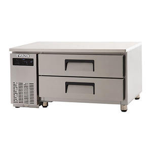 [에버젠] 낮은서랍식 냉장고 1200 UDS-12DDE2/직냉식/디지털/올스텐