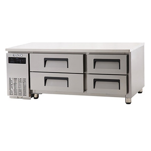 [에버젠] 낮은서랍식 냉장고 1500 UDS-15DDE2/직냉식/디지털/올스텐